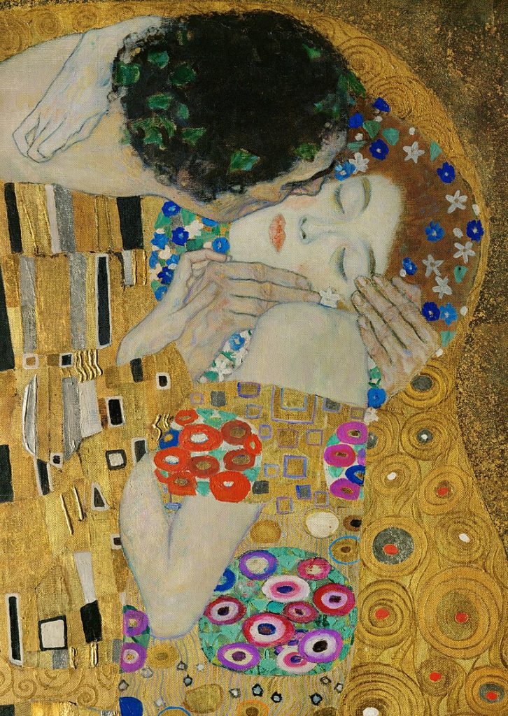 800px Klimt The Kiss detail 726x1024
